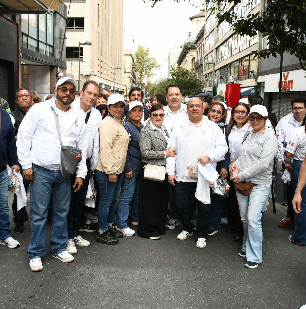 Asamblea informativa de la presidenta Claudia Sheinbaum Pardo en el Zócalo de la Ciudad de México 